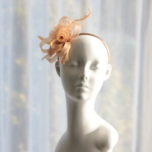 Gold Crinoline Bow Fascinator