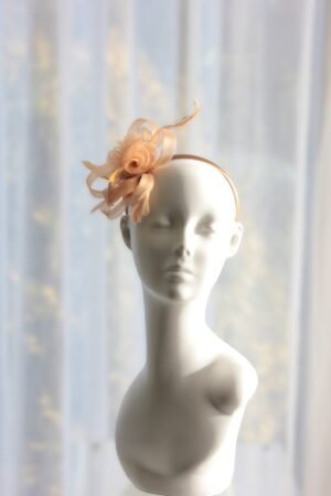 Gold Crinoline Bow Fascinator